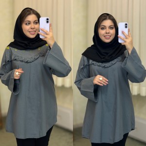 تونیک تابستانه بلند/تونیک دانشجویی/مانتودانشجویی/مدل مهتاب