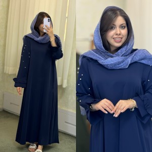 عبا و پیراهن بلند مدل مروارید