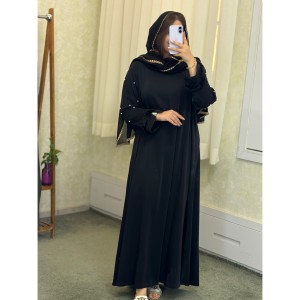 عبا و پیراهن بلند مدل مروارید