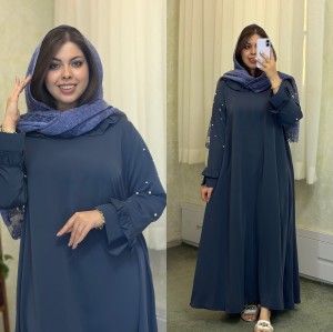عبا و پیراهن بلند مدل مروارید