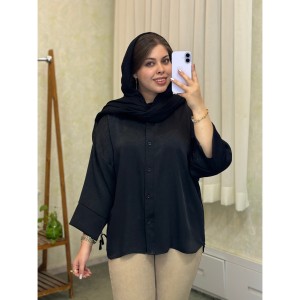 شومیز ساتن/مانتو شومیزی ساتن کد ۱۱۷۷