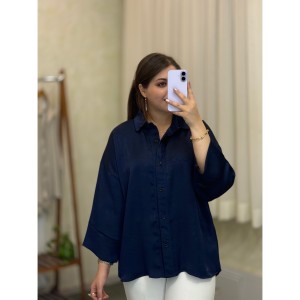 شومیز ساتن/مانتو شومیزی ساتن کد ۱۱۷۷