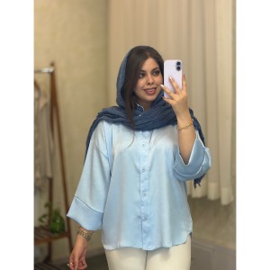 شومیز ساتن/مانتو شومیزی ساتن کد ۱۱۷۷
