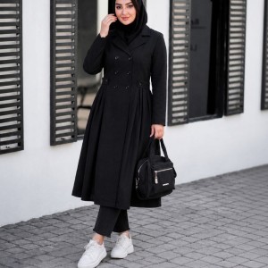 مانتو بلند باکیفیت مدل دلربا