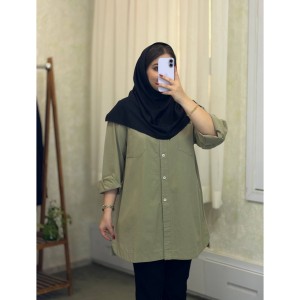 شومیز مانتویی دانشجویی کد ۱۲۲۷