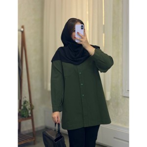 شومیز مانتویی دانشجویی کد ۱۲۲۷