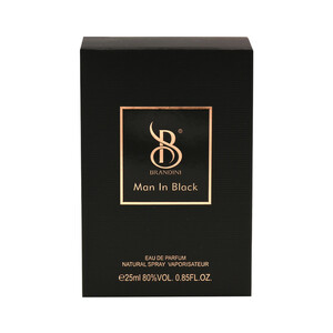 عطر جیبی مردانه برندینی مدل Man in Black حجم 25 میلی لیتر