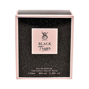 عطر جیبی زنانه برندینی مدل Tresor Black حجم 25 میلی لیتر