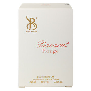 عطر جیبی زنانه و مردانه برندینی مدل Bacarat Rouge حجم 25 میلی لیتر