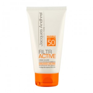 کرم ضد آفتاب بی رنگ ژاک آندرل پاریس SPF 50 مناسب پوست چرب و مستعد آکنه حجم 50 میلی لیتر