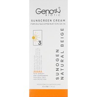 کرم ضد آفتاب ژنو بژ طبیعی مناسب برای پوست چرب و مختلط SPF 50 ظرفیت 50 میلی لیتر