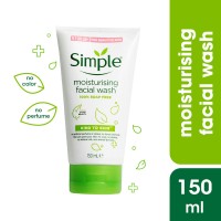 ژل شستشو صورت سیمپل مدل Moisturizing ظرفیت 150 میلی لیتر