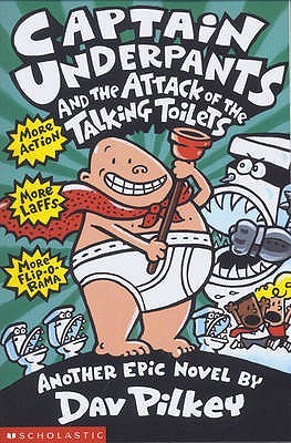 دانلود کتاب Captain Underpants and the Attack of the Talking Toilets اثر Dav Pilkey زبان اصلی