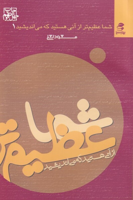 شما عظیم تر از آنی هستید که