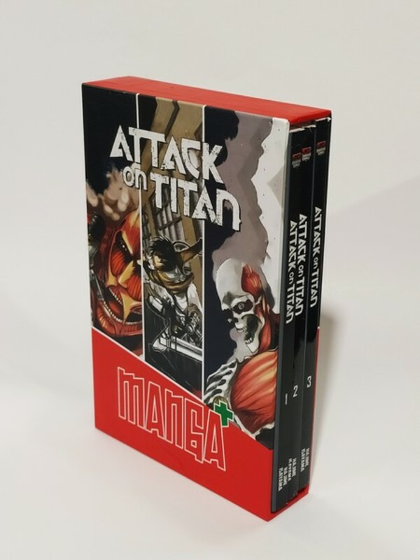 مجموعه مانگا پلاس انگلیسی حمله به تایتان 3جلدی