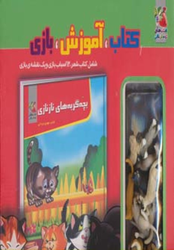 کتاب کیف کتاب آموزش بازی بچه گربه های نازنازی