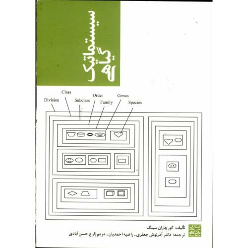کتاب سیستماتیک گیاهی نشر جهاد دانشگاهی مشهد