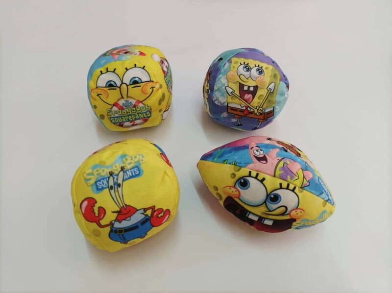 کتاب بسته بازی توپ های پارچه ای باب اسفنجی