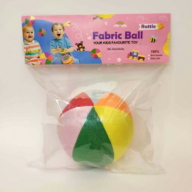 کتاب توپ پارچه ای جغجغه ای مامان کتاب