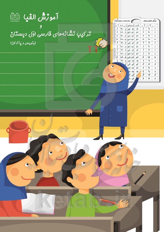 آموزش الفبا و ترکیب نشانه های فارسی اول دبستان
