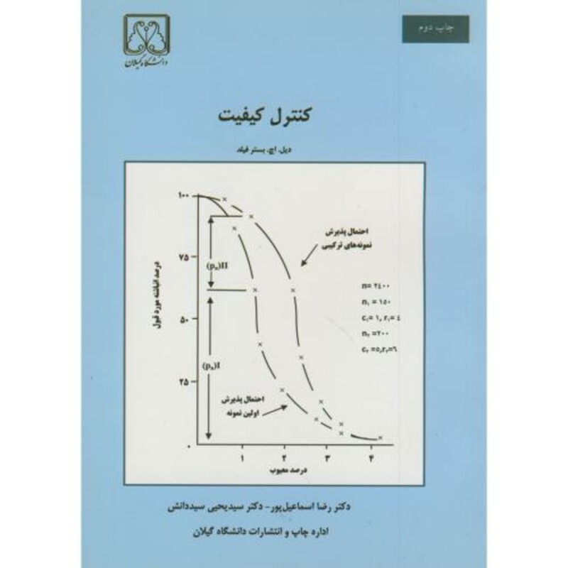 کتاب کنترل کیفیت نشر دانشگاه گیلان