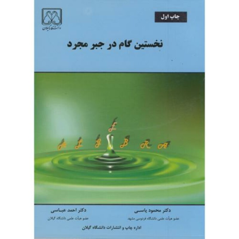 کتاب نخستین گام در جبر مجرد
