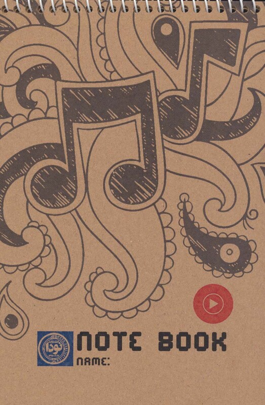 کتاب دفتر یادداشت بی خط نشر نودا قطع رقعی