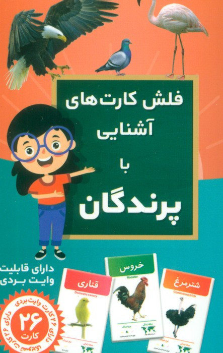 فلش کارت آموزشی آشنایی با پرندگان - مهدی عبدی