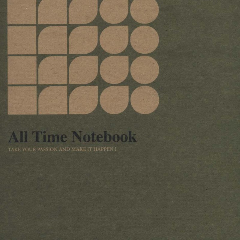 کتاب دفتر یادداشت ترکیبیخط دار،شطرنجی ALL TIME NOTEBOOK،کد864