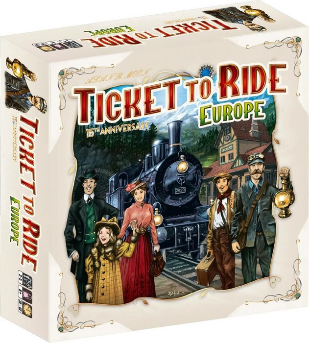 کتاب بسته بازی کارتی تیکت تو راید اروپا TICKET TO RIDE EUROPE باجعبه