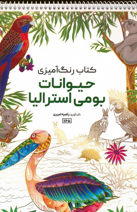 کتاب رنگ آمیزی حیوانات بومی استرالیا کد 1165
