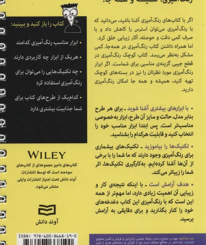 کتاب های دامیز کتاب کوچک رنگ آمیزی - رضا باباخانلو