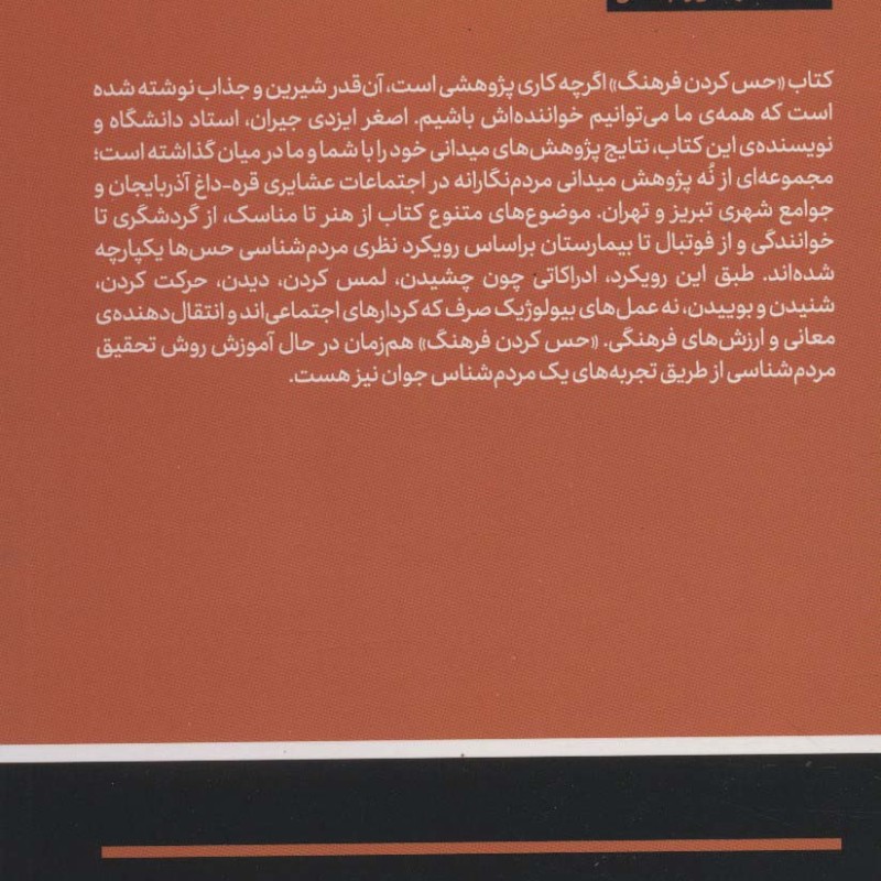 کتاب حس کردن فرهنگ