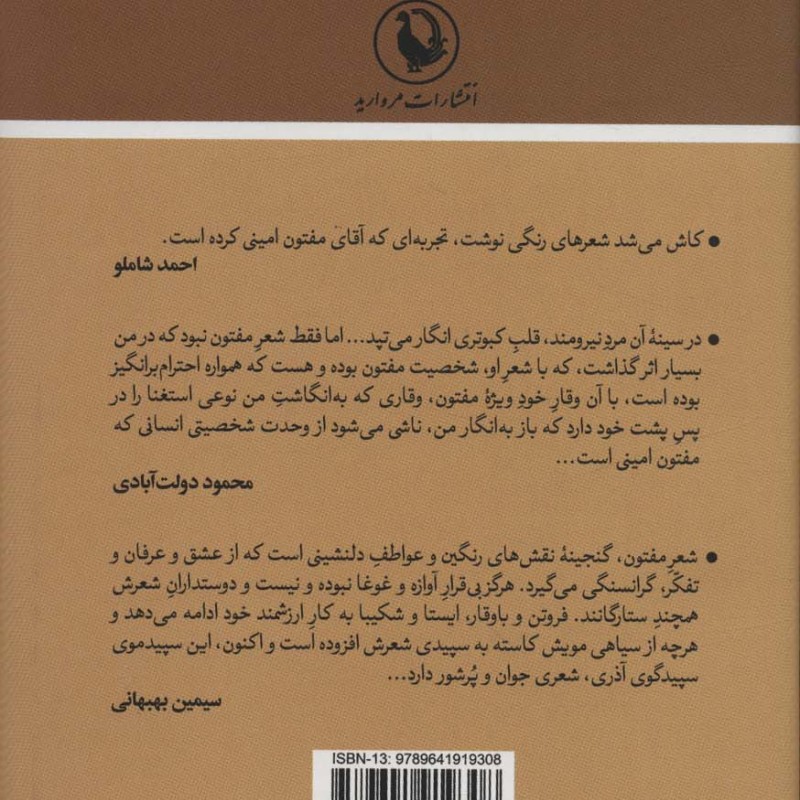 گفت و گو با مفتون امینی