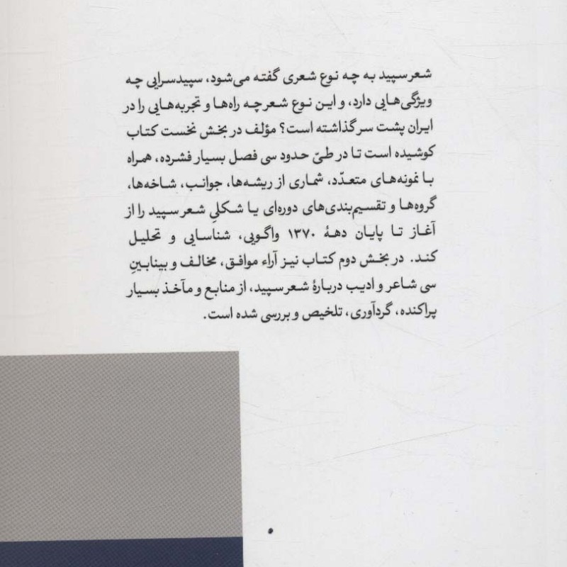 دریچه ای به شعر سپید پارسی