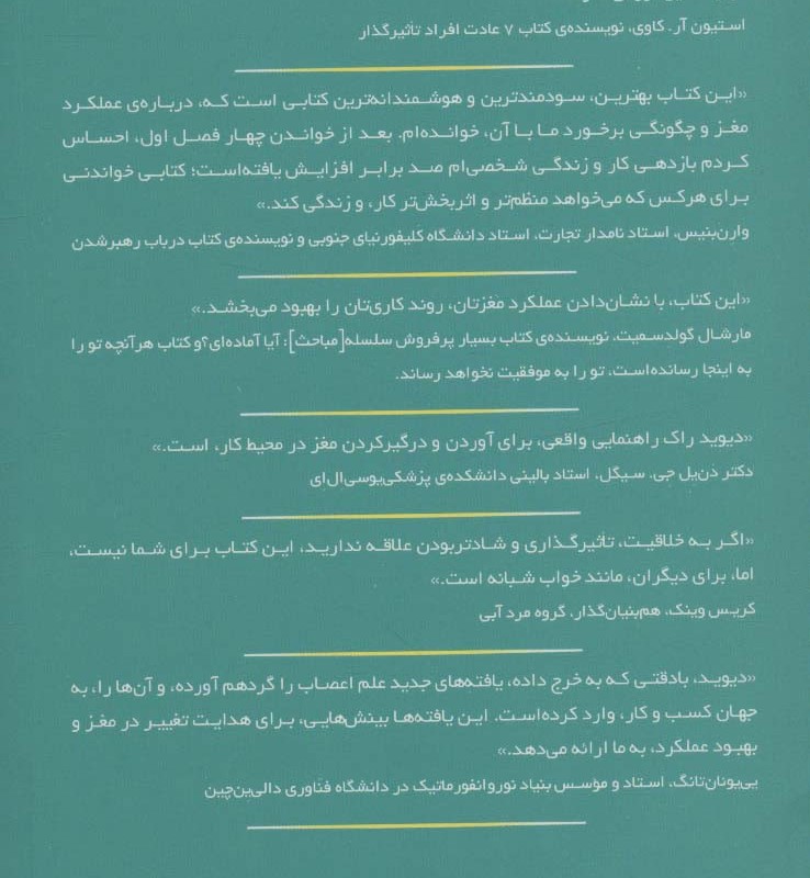 مغز شما هنگام کار - دیوید راک