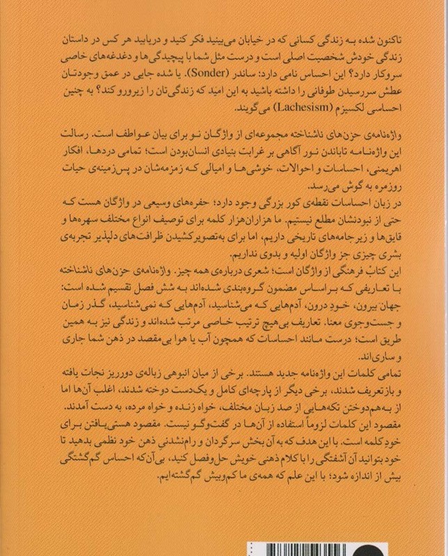 واژه نامه ی حزن های ناشناخته