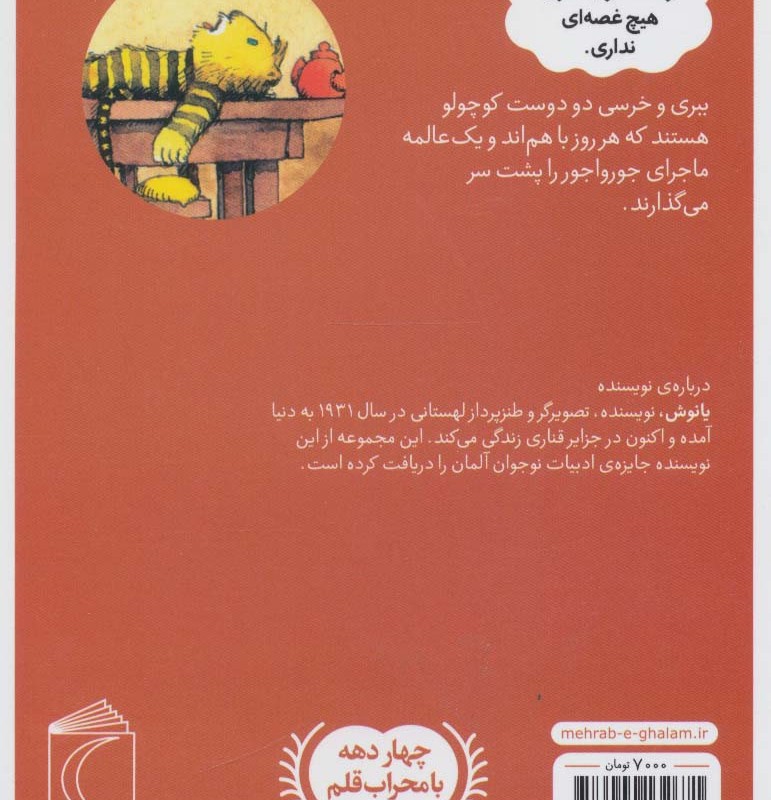 کتاب داستان های خرسی و ببری نامه برای ببری