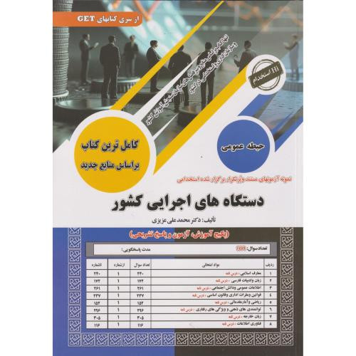 کامل ترین کتاب دستگاه های اجرایی کشور