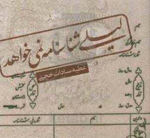 کتاب لیلی شناسنامه نمی خواهد