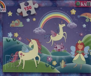 کتاب پازل 150 تکه تک شاخ کامک