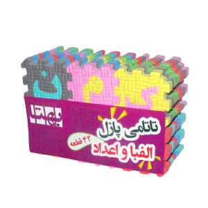 کتاب پازل فومی کفپوش تاتامی الفبا و اعداد 77
