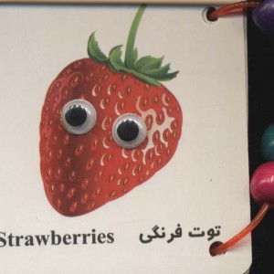 فلش کارت چشمی میوه ها