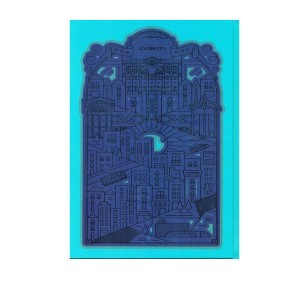 کتاب دفتر یادداشت خط دار GOLDEN CITY نشر همیشه قطع رقعی