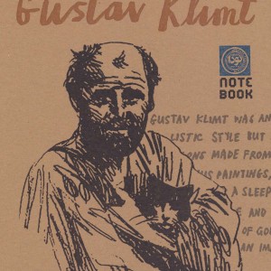 کتاب دفتر طراحی A4 GUSTAV KLIMT