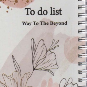 کتاب دفترچه یادداشت to do list،کد 208 ، سیمی