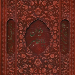 کتاب دیوان بابا طاهر 2زبانهگلاسهترمولیزریباقاب