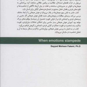 وقتی هیجان ها رم می کنند