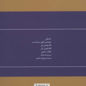 گزینه اشعار شمس لنگرودی قطع رقعی