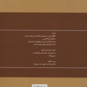 گزینه اشعار منوچهر آتشی قطع رقعی